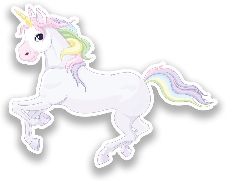 2 x 30cm/300mm Unicorn Vinyl Stickers Fairy Tail Decoration #7363