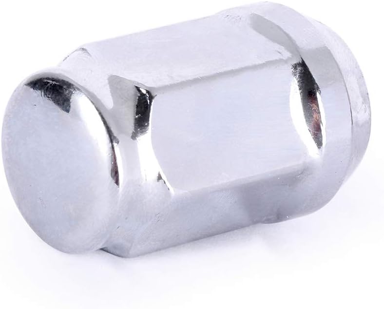 OCPTY Lug Nuts 24PCS 1.38 Inches Tall 1/2-20 Silver Chrome Tuner Racing Lug Nuts fits for Dodge Dakota/Durango/Viper 1991-2010