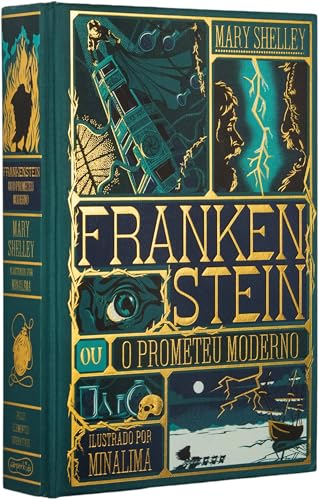 Frankenstein – Edição de luxo ilustrada e com elementos interativos do estúdio MinaLima