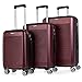 Produktbild ITACA - 3er Hartschalen Kofferset 55/67/76 cm ABS. 4 Rollen. Robuster und Leichter. Hängeschloss. Kleine Koffer, mittlere und große. T72000, Color Rot