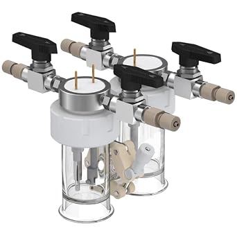 2H Double Cell Exchangeable Membrane ion-Exchange Membrane Advanced Sealed electrolytic Cell S-150ml