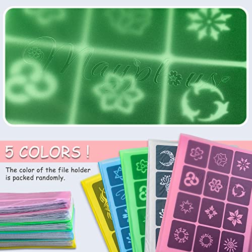 282 Designs Temporary Tattoo Stencils Removable Tattoo Stickers Face Paint Stencils Body Art Stencil Pack For Glitter Tattoos/Face Paint/Body Art/Temporary Tattoo #TOP5