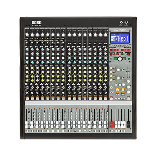 Amazon | KORG ハイブリッドミキサー SoundLink MW-2408 BK デジタル