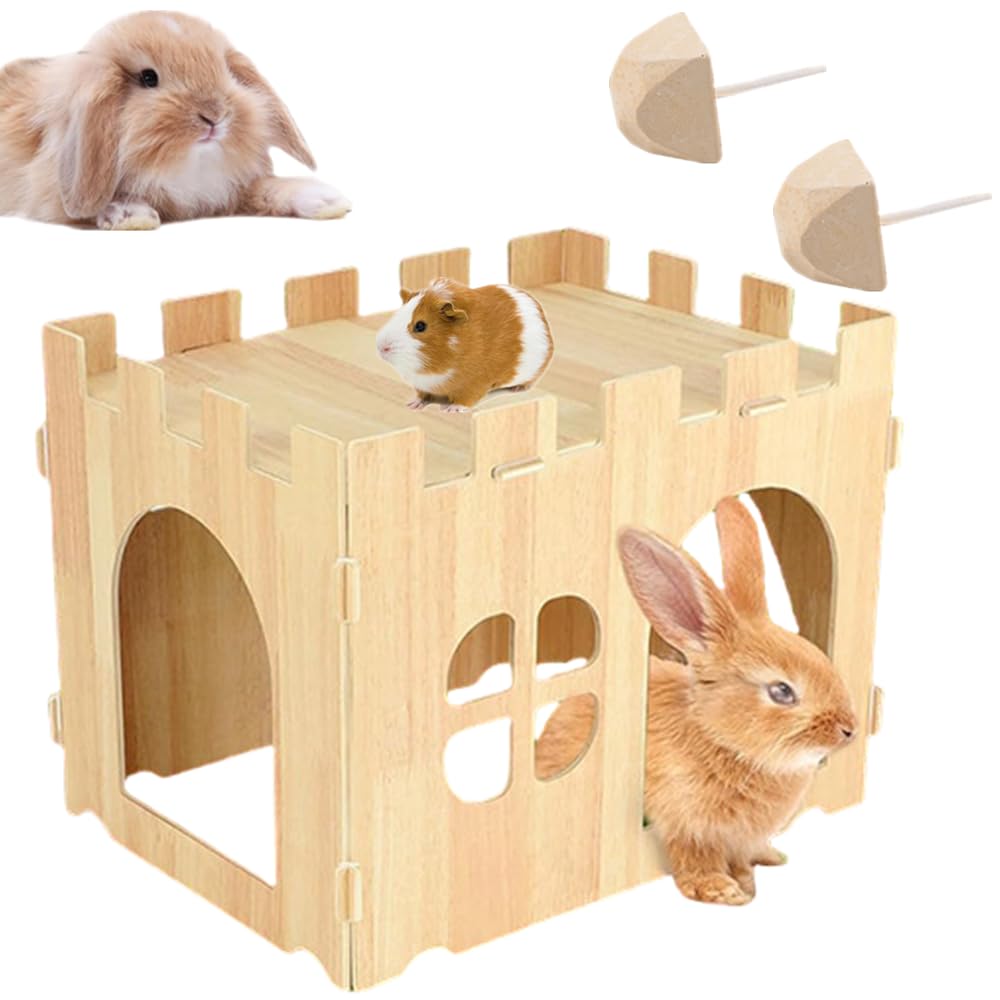 AzulLanse Rabbit Wooden House
