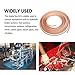 25Ft 3/16 Brake Line Kit with 16 Brake Lines Fittings,Flexible Brakes Lines Repair Kit,Copper Brakes Line Tubing and Inverted Flare Fittings Set for Fuel,Transmission of Cars (Gold)