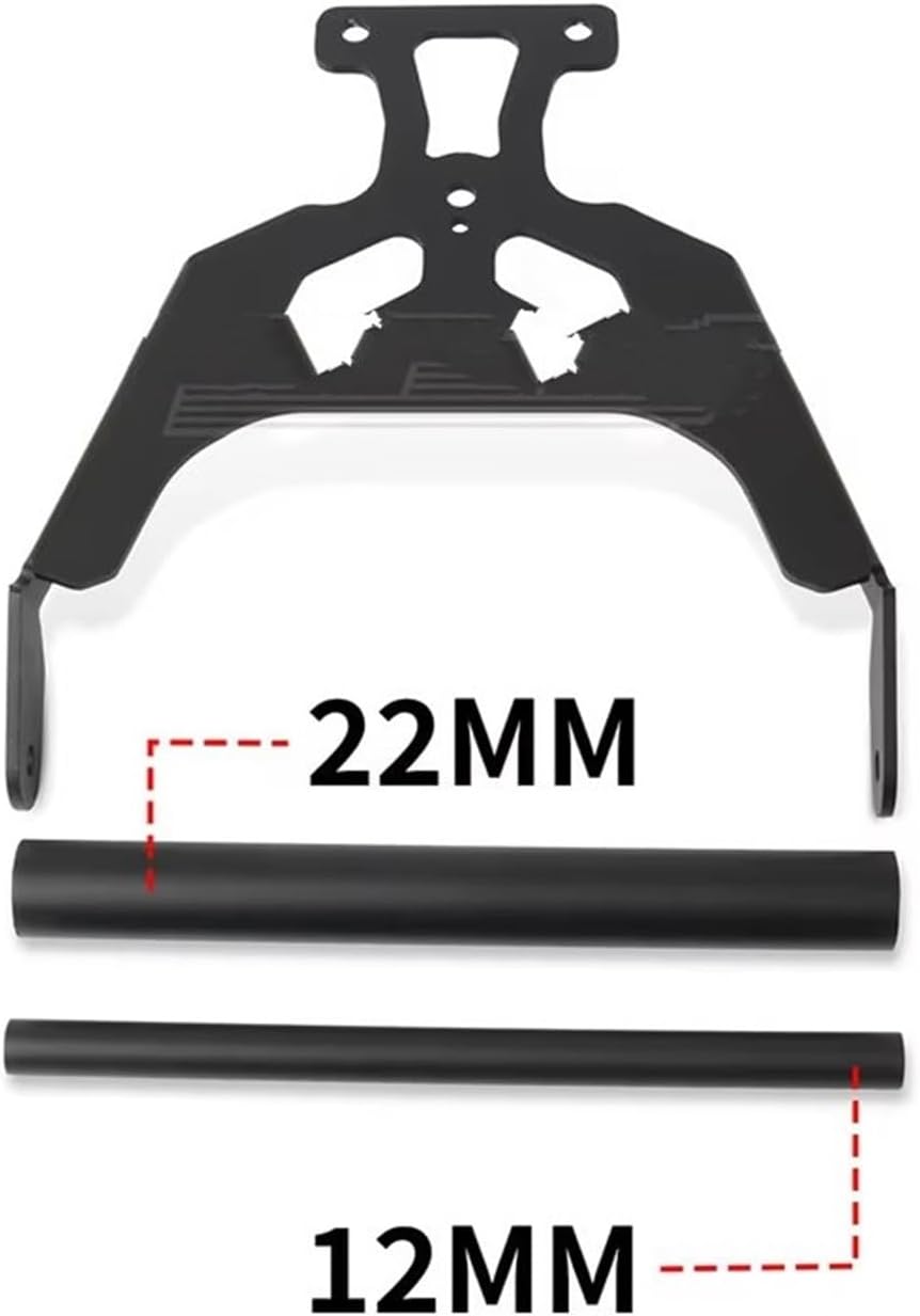 オートバイナビゲーションブラケット に適合する トレーサー9GT用電話GPSナビゲーションマウントブラケットハンドルバーバー延長スタ