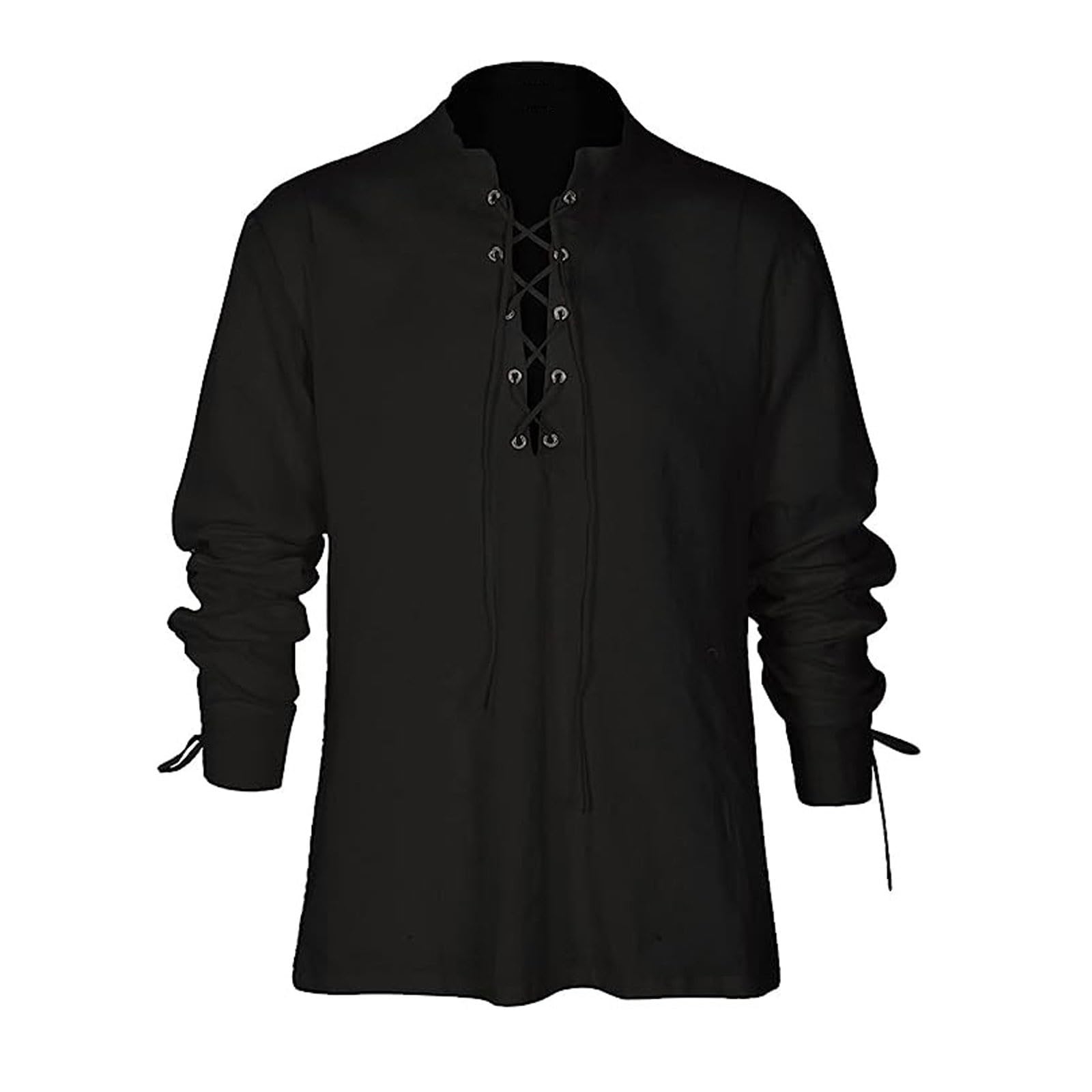 Men's Renaissance Shirts Cotton Linen Medieval Steampunk Shirts UK Sale  Clearance Victorian T Shirt Long Sleeve Outfit Vintage Carnival Cosplay  Blouse