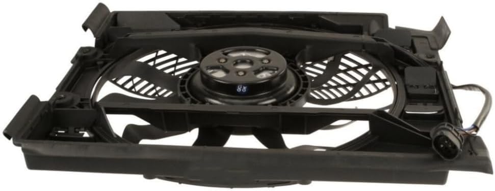 C Condenser Front Auxiliary Cooling Electric Fan Motor for BMW for M5 5.0L 2000-2003 for 528i 2.8L 1998-2000 for 530i 3.0L 2001-2003 for 540i 4.4L 1998-2003 5-Series