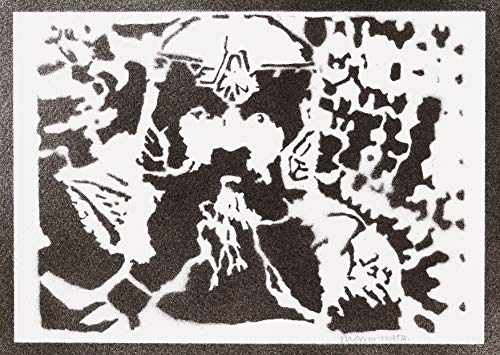 Poster Gimli El Señor de los Anillos Grafiti Hecho a Mano The...