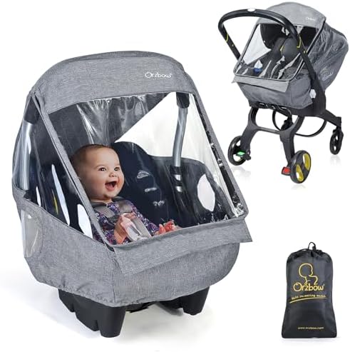 Housse De Pluie Pour Poussette Pour Chien/chat, Transparente