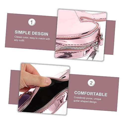 Sac guitare rose pour vos soirées branchées le messager crossbody chic de SOIMISS