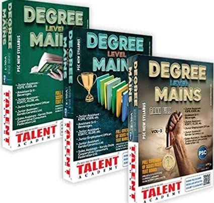 ( Talent ) Kerala PSC Degree Level Mains Rank File 2023 Edition Latest ...