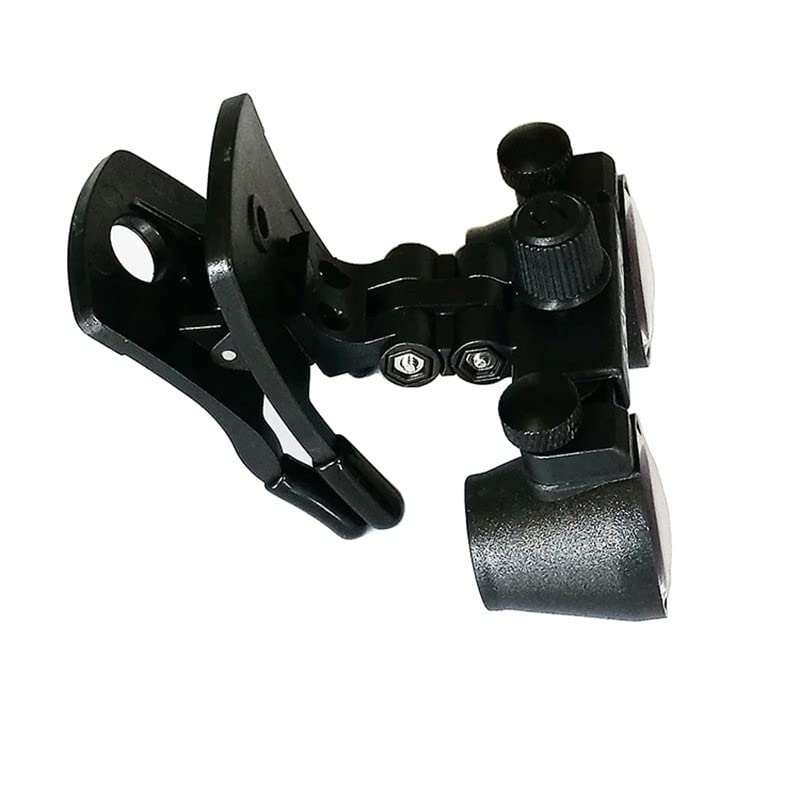 Clip dentale Lente d'ingrandimento Clip Lente d'ingrandimento 2.5X Lente d'ingrandimento portatile in vetro ottico per chirurgia orale