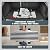 Work Platform, Aluminum Step Ladder, 40"×12"×20" Step Platform Non-Slip, Heavy Duty Folding Work Bench Capacity 330 LBS for Washing Vehicles, Cleaning, Painting, Decorating