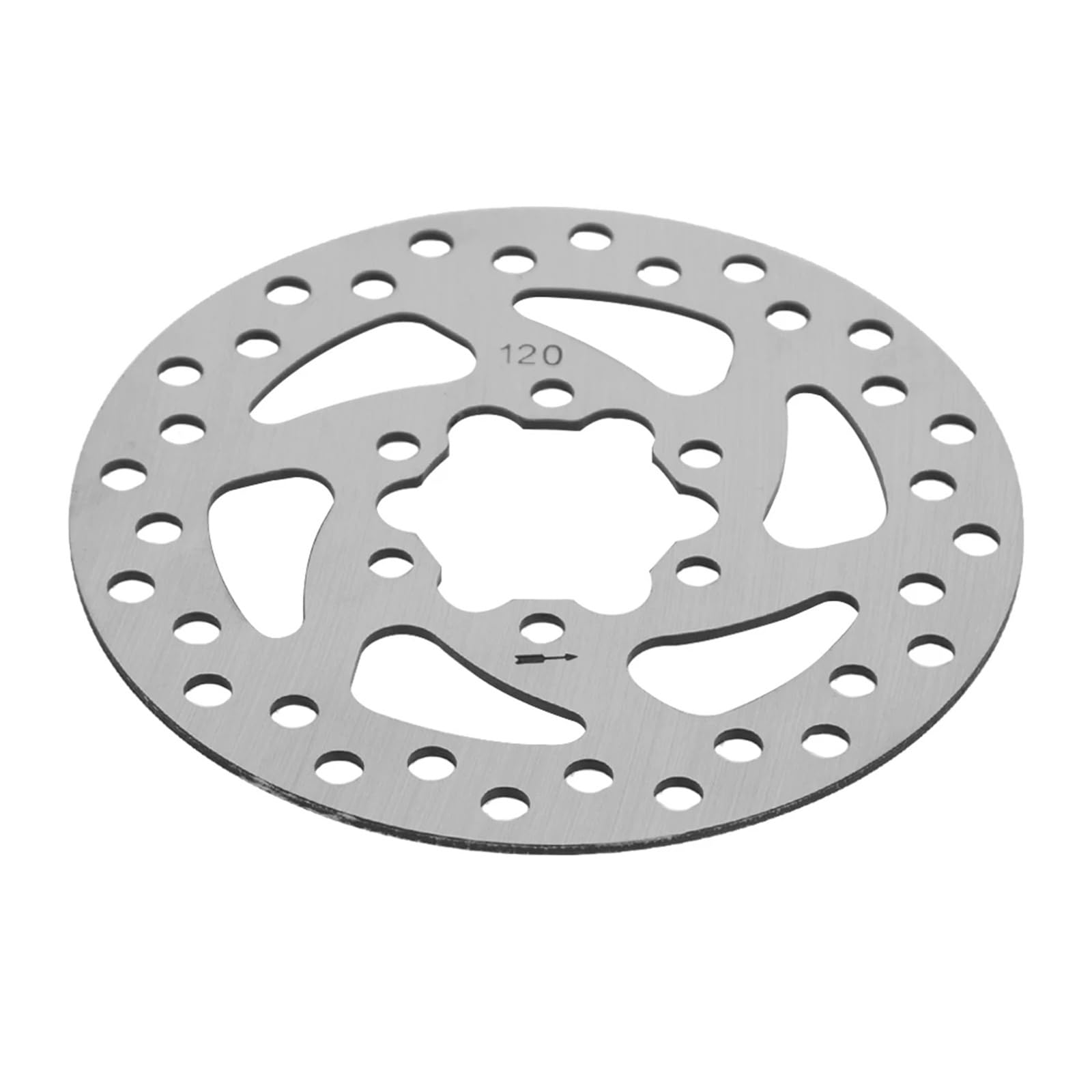 Rotore del Freno a Disco da 120 mm for Scooter Elettrico 9 9+ 8X 9 con Viti in Acciaio Inossidabile, Parti di Ricambio(Silver)