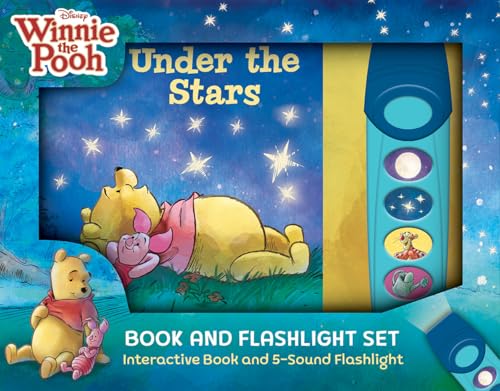 Disney Winnie the Pooh - Under the Stars Book and 5-Sound Flashlight Set - PI Kids