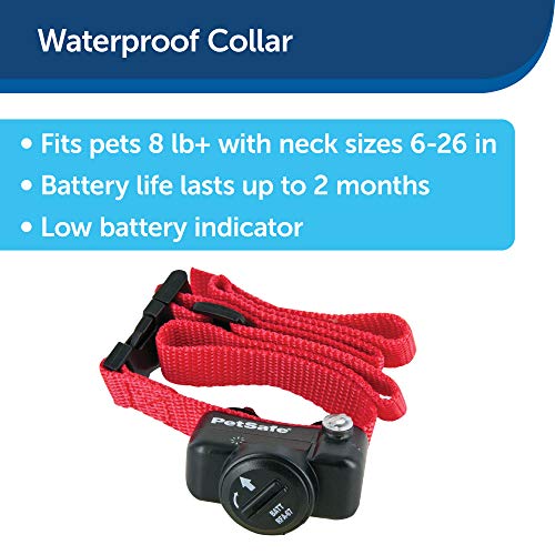 Petsafe Basic In-Ground Fence Battery-Operated Receiver Collar For Dogs & Cats, Lightweight, Waterproof, From The Parent Company Of Invisible Fence Brand, 4 Levels Of Static Correction, Pets 8 Lb & Up #TOP1