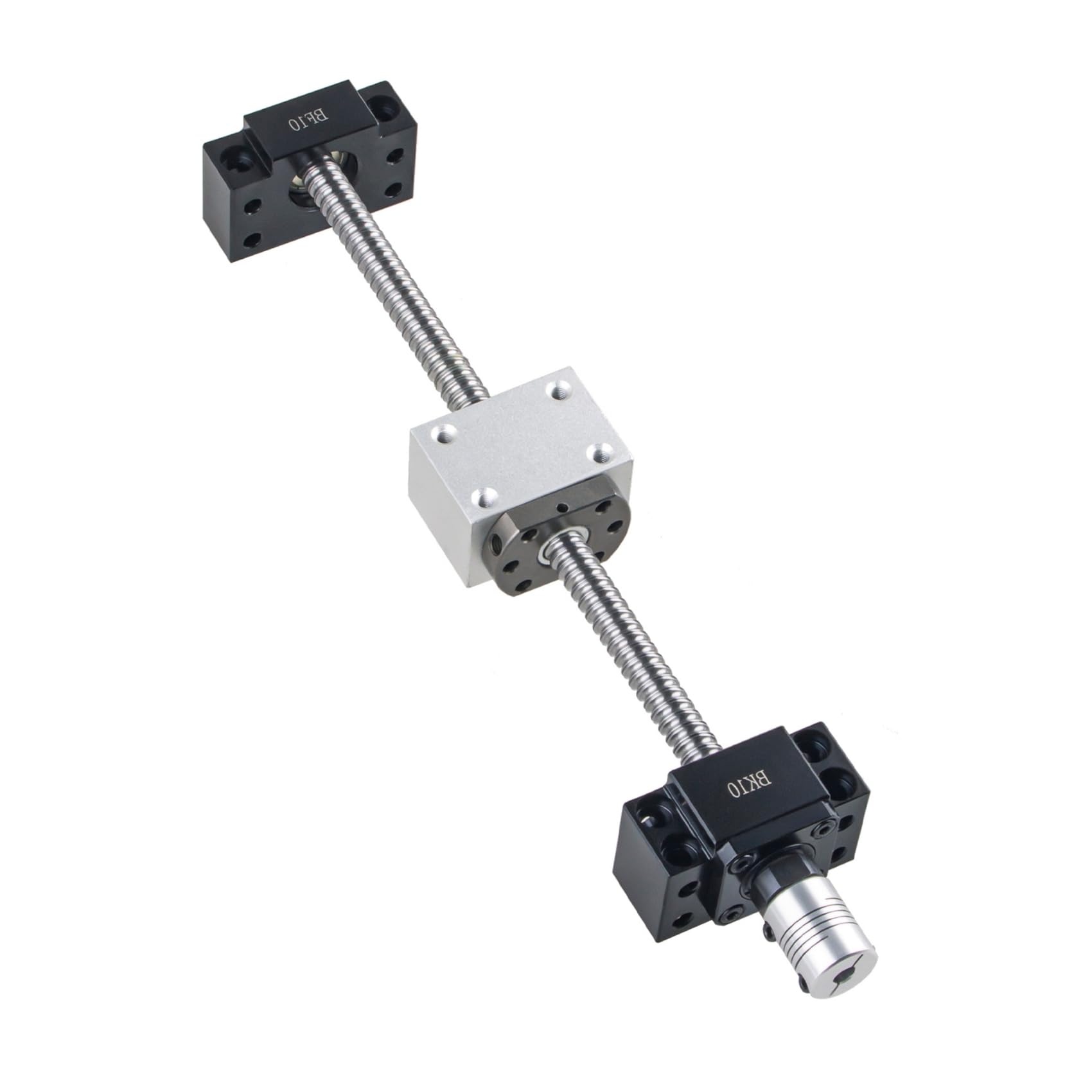 Kugelumlaufspindel SFU1204 800mm Gewindespindel Edelstahl Kugelumlaufspindel mit BK10/BF10 Unterstützung Muttergehäuse und Kupplungssatz für CNC-Maschinen
