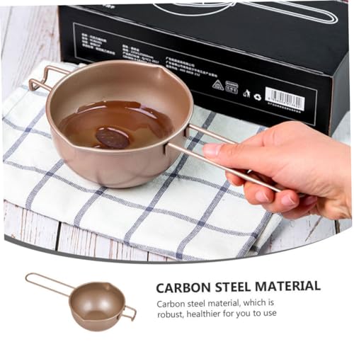Olla para derretir chocolate acero carbono con mango miniatura 3