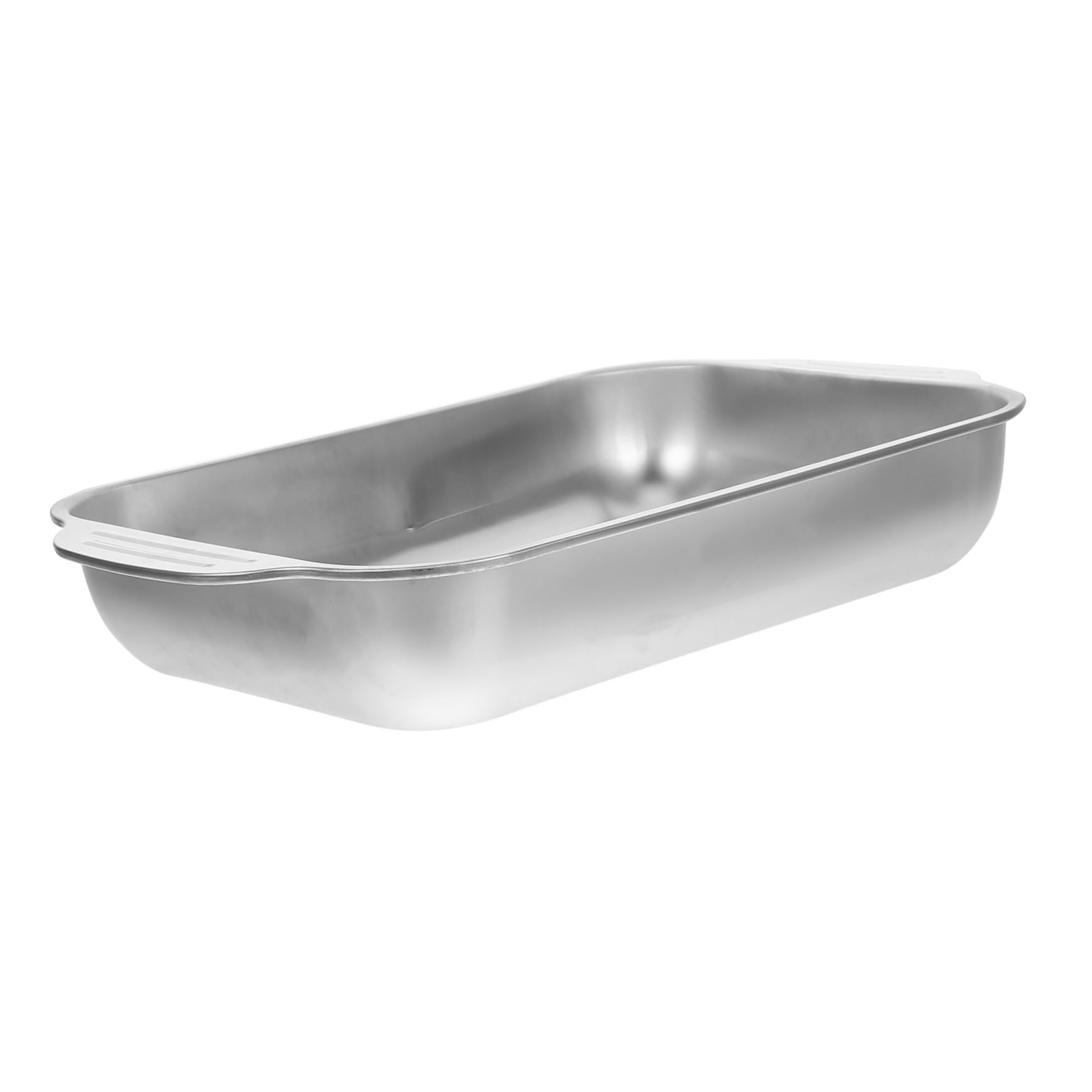COLLBATH Stainless Steel Fish Roasting Pan Deep Rectangular Cooking Tray for Bbq Oven and Stove Easy Clean Drip Tray for Family Dinners and Versatile Cooking Scenarios