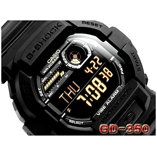 腕時計(デジタル) G-SHOCK GD-350BR Amazon.co.jp: 警察 自衛隊 G-SHOCK 20気圧防水 デジタル プラベルト