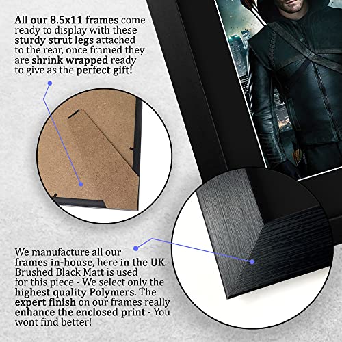 Hwc Trading Stephen Amell Arrow Gifts Usl Framed Printed Signed Autograph Picture For Tv Show Fans - Us Letter Size #TOP6