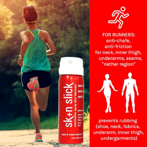 SKINSLICK- Anti Chafing Spray For Thighs & Feet Cycling Sports - Image 5