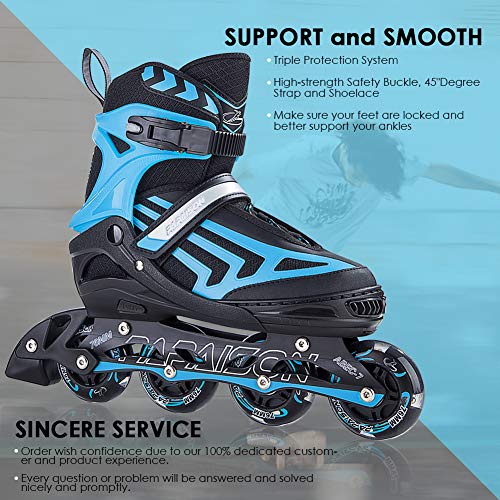 Iturnglow Adjustable Inline Skates For Kids And Adults With Light Up Wheels Beginner Skates Fun Illuminating Roller Skates For Kids Boys And Ladies #TOP5