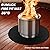 Rumlick 36" Fire Pit Mat for Solo Stove Bonfire, Round Fireproof Under Grill Mats for Outdoor Grill, Portable Camping Stove Mat for Solo Stove Accessories