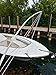 Mooring whips dual system for boats over 35'. 4-solid fiberglass poles 14' each x 1