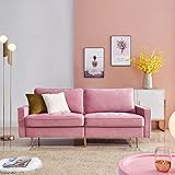 sofa pink Diese Couch ist perfekt für einen kleinen Raum oder ein Studio-Apartment.