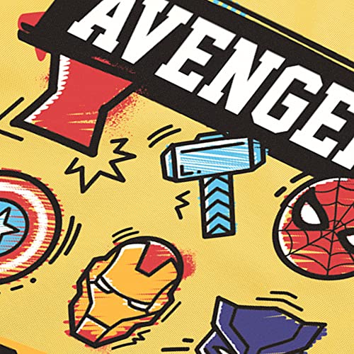 Image of Kidsville Marvel Comics Printed Regular Fit Black Cotton Boy's T-Shirt