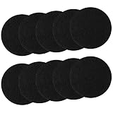 Resinta 10 Pack Kitchen Compost Bin Pail Filters Activated Carbon Filter Refill Replacement Filters, Round (6.25 Inch)