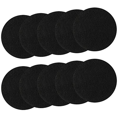 Resinta 10 Pack Kitchen Filters for Kitchen Compost Bin Filters Replacement Filters, Round
