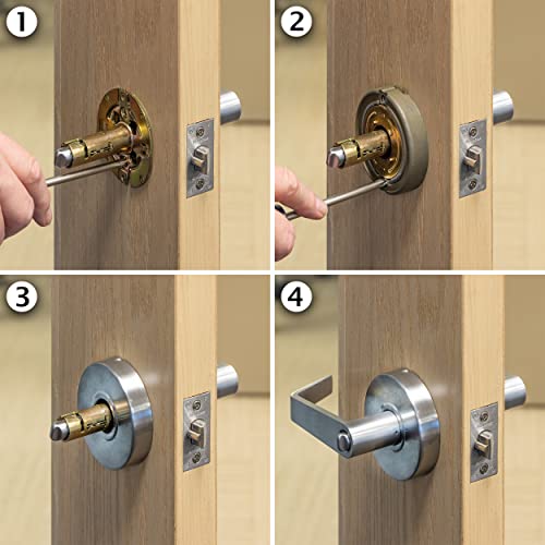 Master Lock SLCHKE26D Keyed Entry Door Lock, Brushed Chrome Finish Commercial Door Handle thumb #4