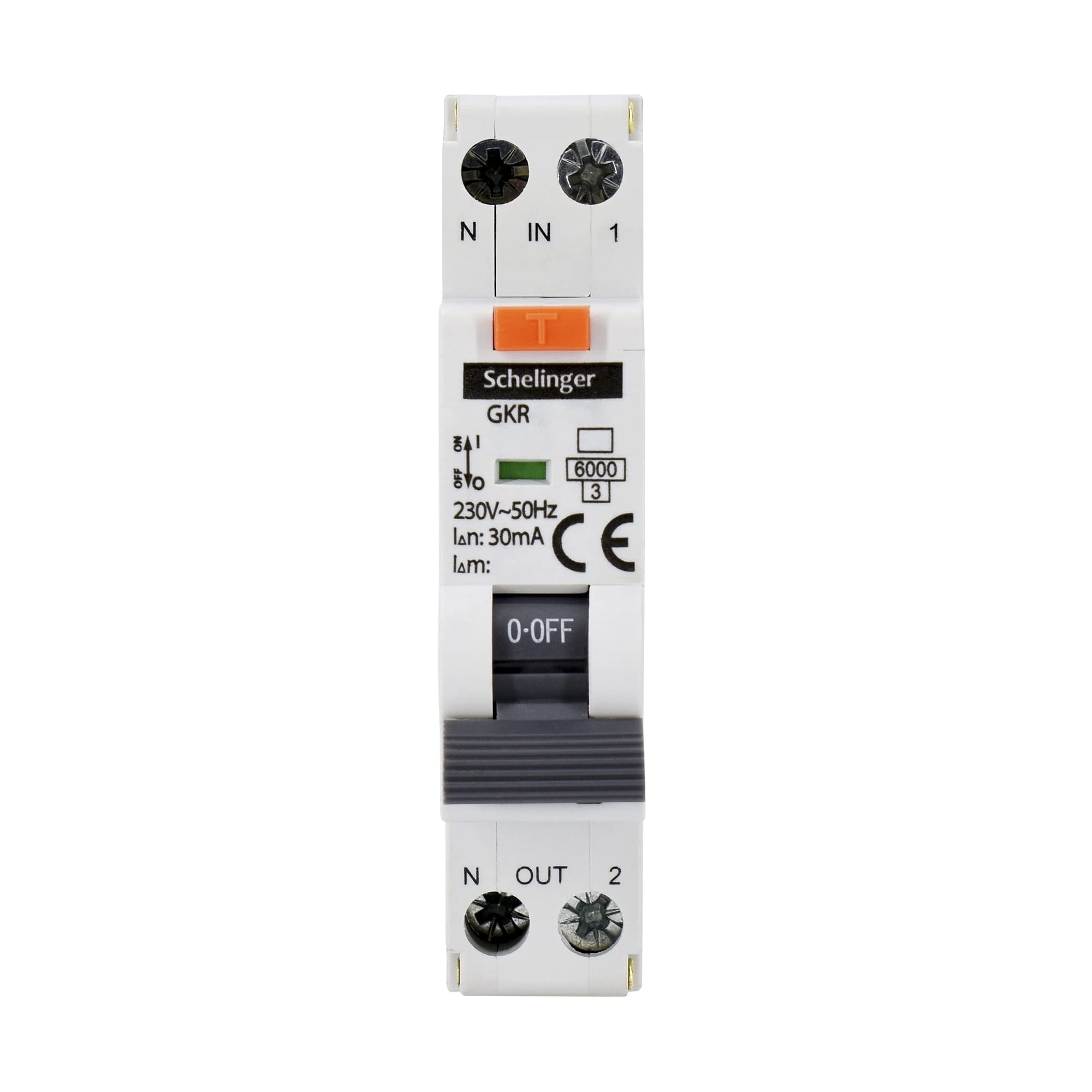 FI/LS-Schalter RCBO B16 1P 30mA Typ A Leitungsschutzschalter
