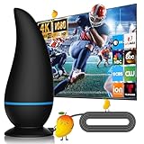 2025 TV Antenna Indoor - 8K 4K 1080P Outdoor HD Digital, 750+ Miles Range, Amplified Signal Antenna, Reception 32FT Coax Cable, for Smart and Old TV & Free Local Channels