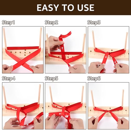 Zflycanp 20240722386406 Bow Making Tool For Ribbon Maker Bow Ribbon Decorative Tool Adjustable thumb #6