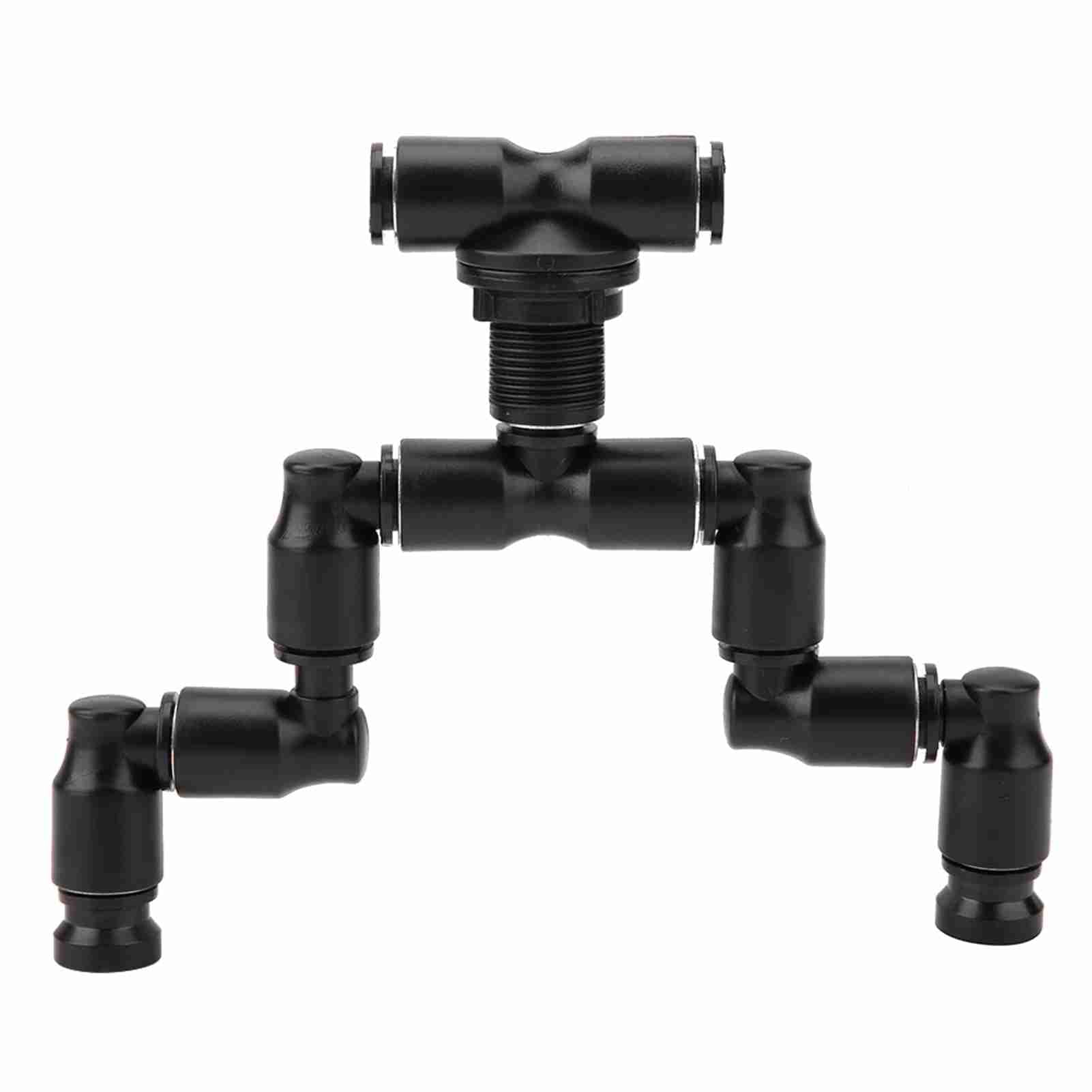 Yosoo Health Gear Reptiles Fogger Mist Sprinkler, Forest Tank 360 Acquario Regolabile Connect 1/4in Tub Pet Cooling System Pond Foggers