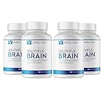 Vitality Now Youthful Brain 4 Bottle Bundle - Memory & Brain Health Support Supplement - Brain Booster Clarity with Bacopa Monnieri, Ginkgo Biloba, B12-120-Day Supply (240 Count)
