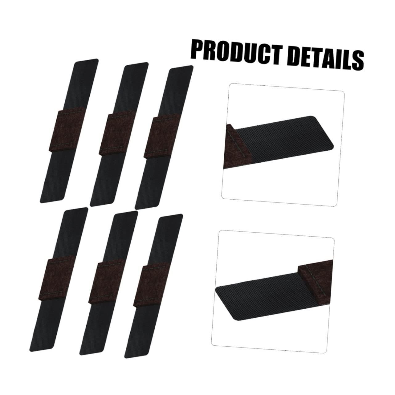 Housoutil 4 Juegos De Protectores para Patas De Silla Deslizadores De Muebles Sin Fieltro para Proteger Pisos De Madera 12 Unidades X 4