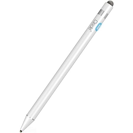 Amazon Ciscle タッチペン 2in1 銅製 導電繊維ペン先 5分自動オフ 充電式 Ipad Iphone Android対応 ホワイト Ciscle タッチペン スタイラス