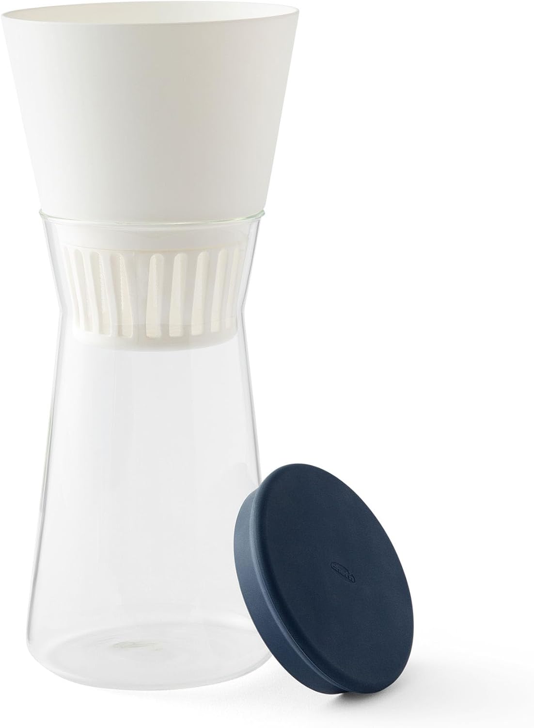 Chef’n Nut Milk Maker with Glass Carafe – Make Homemade Almond, Oat, Hazelnut, Soy, Coconut Milk – Includes Mesh Filter, Spill-Proof Lid, Recipe Book – Easy to Use, Dishwasher Friendly