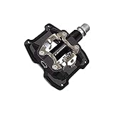 Struttura robusta EXUSTAR E-PM831 MTB Pedal 92x89mm in Aluminium 6061 Black -