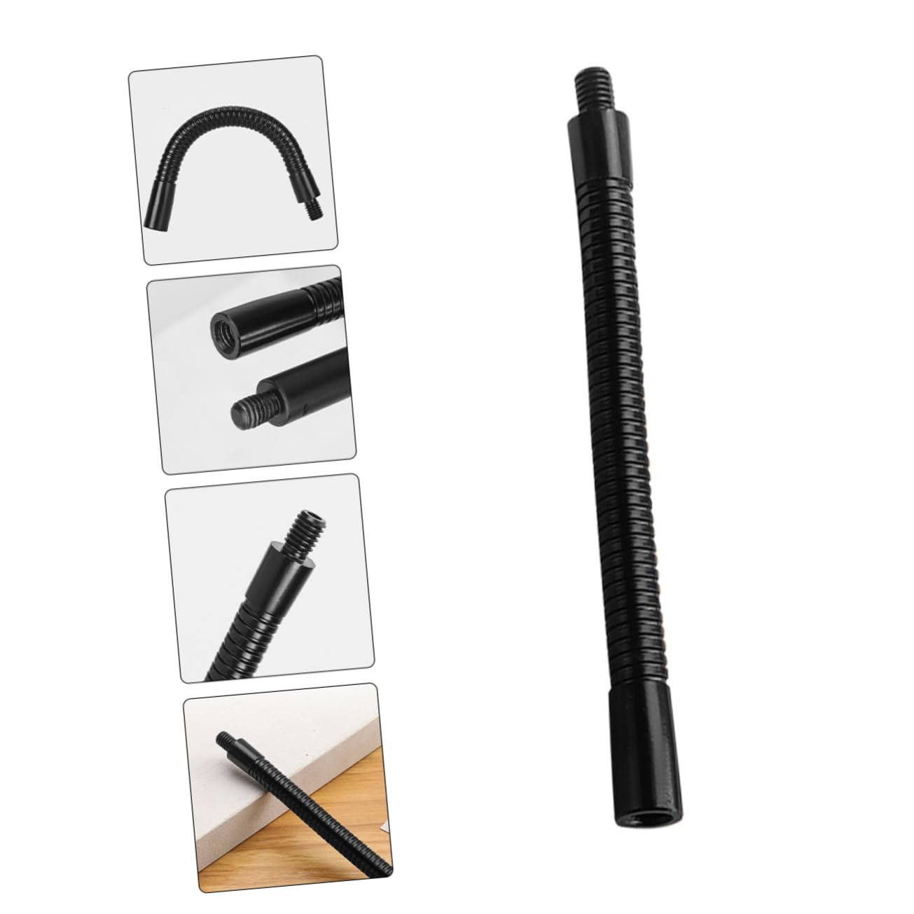 Toyvian 9piezas Soporte De Micrófono Extensión De Metal Flexible Para Escritorio y Estudio Compatible Accesorios De Micrófono