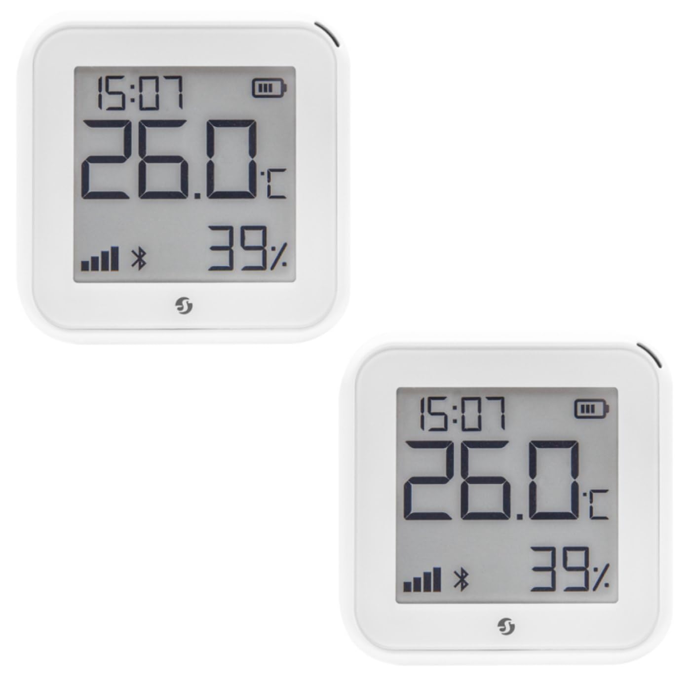 Shelly H&T Gen 3-2 sensori di temperatura e umidità Wi-Fi e Bluetooth, automazione domestica, nessun hub necessario, lunga durata della batteria, montaggio a parete