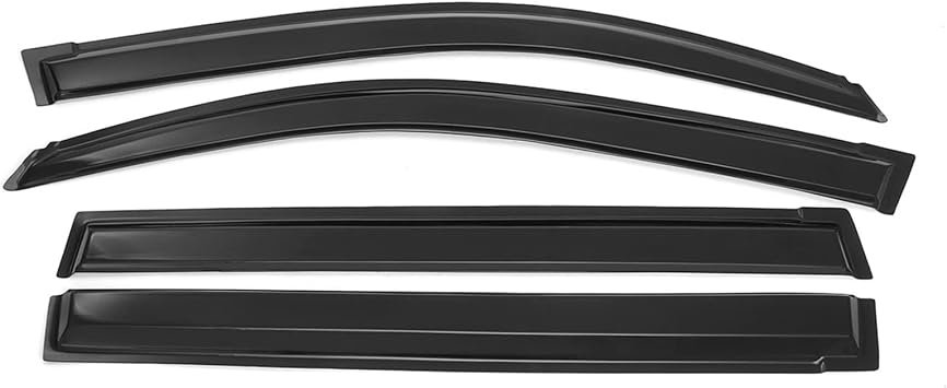4Pcs Tinted Car Window Wind Deflectors for Toyota for Landcruiser for Lc200 Series 2007 2008 2009 2010 2011 2012 2013 2014 2015-2021 Sun Visor Deflector