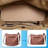 PATIKIL Felt Base Shaper 14x5 Inch, 2Pcs Bag Bottom Shaper Pad Purse Liner Board Insert Arc Corner for Handbags Tote Crossbody Bag Backpack, Black