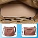 PATIKIL Felt Base Shaper 10x5 Inch, 2 Pcs Bag Bottom Shaper Pad Purse Liner Board Insert Oval for Handbags Tote Crossbody Bag Backpack, Brown
