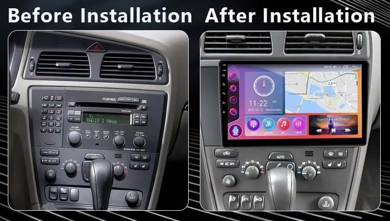 Pantalla de Coche con Carplay y Android Auto Inalámbricos de 2G+32G y Conexión Bluetooth Estable 2